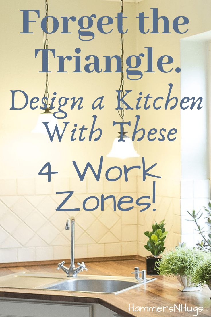 Design an Efficient Kitchen Around These 4 Work Zones - Hammers N Hugs