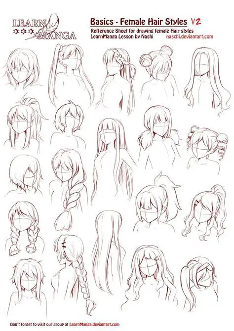 Drawing Anime Hairstyles Girls 37 Ideas,  #anime #ArtSketchesinspirational #drawing #Girls #H...
