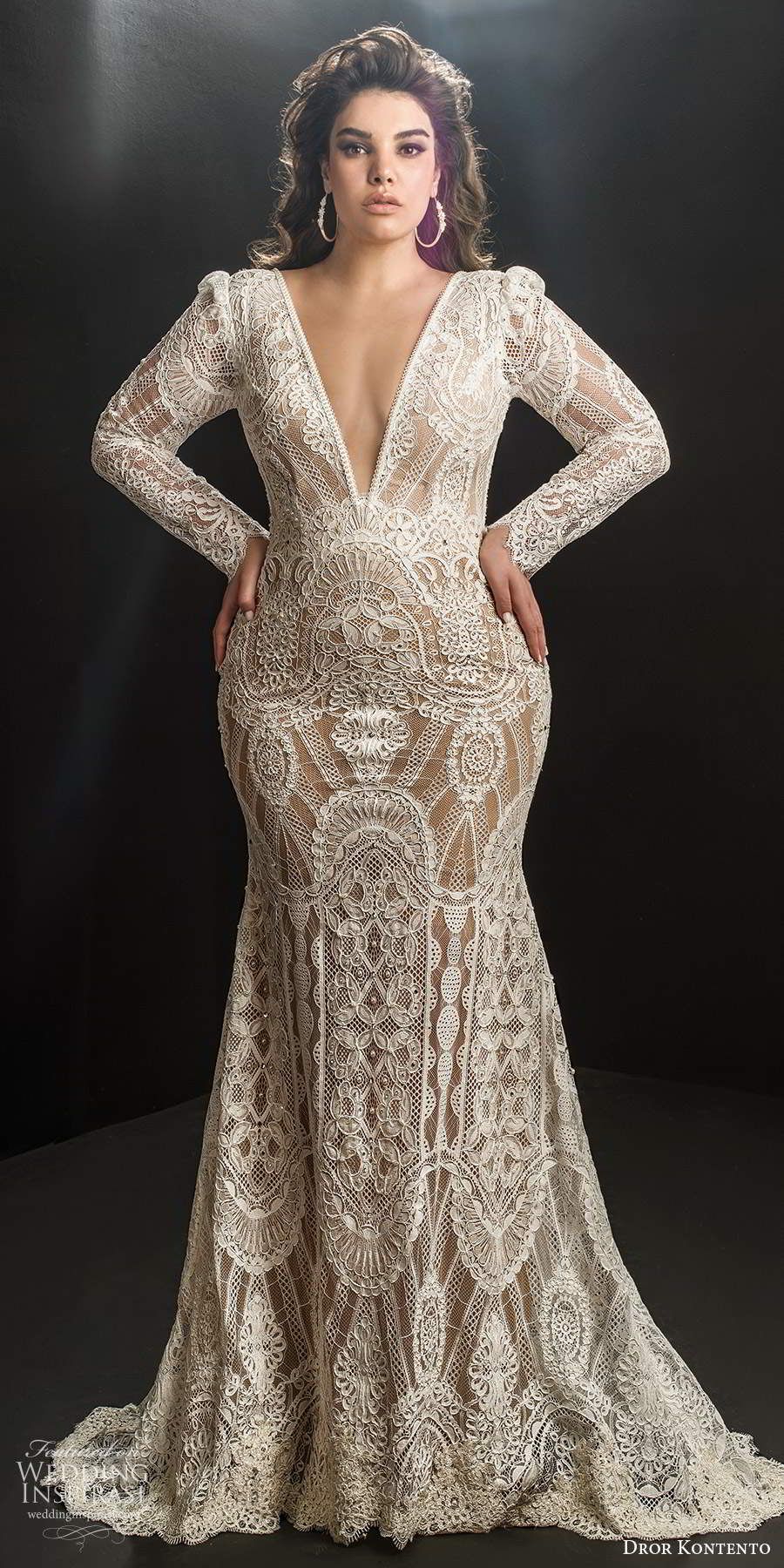 Dror Kontento 2019 Plus Size Wedding Dresses | Wedding Inspirasi