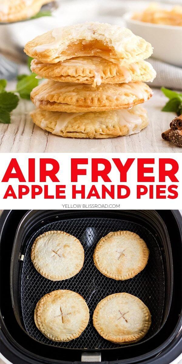 Easy Air Fryer Apple Hand Pies | YellowBlissRoad.com