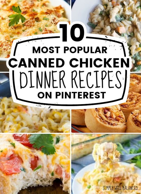 Easy Canned Chicken Breast Dinner Recipes