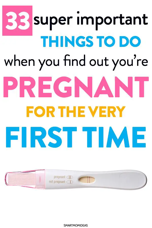 Free First Trimester Checklist! 33 Super Important Things to Do When You Find Out You're Pregnant