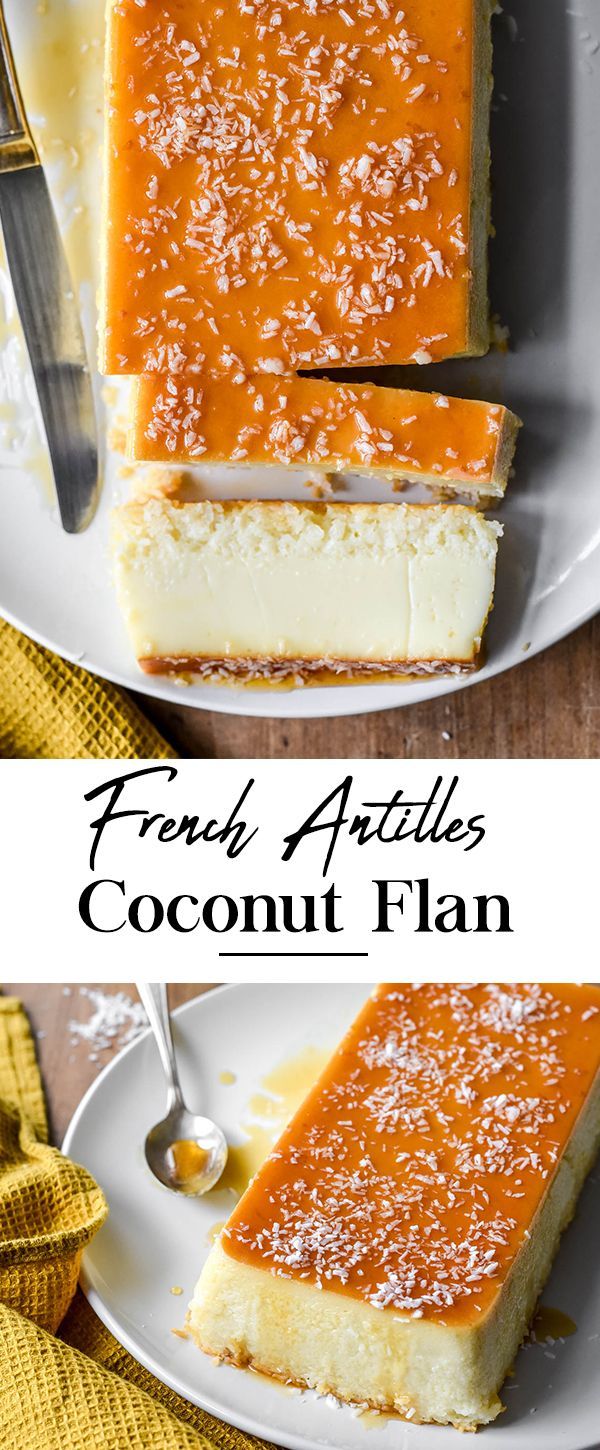 French Antilles Coconut Flan (Flan Coco)