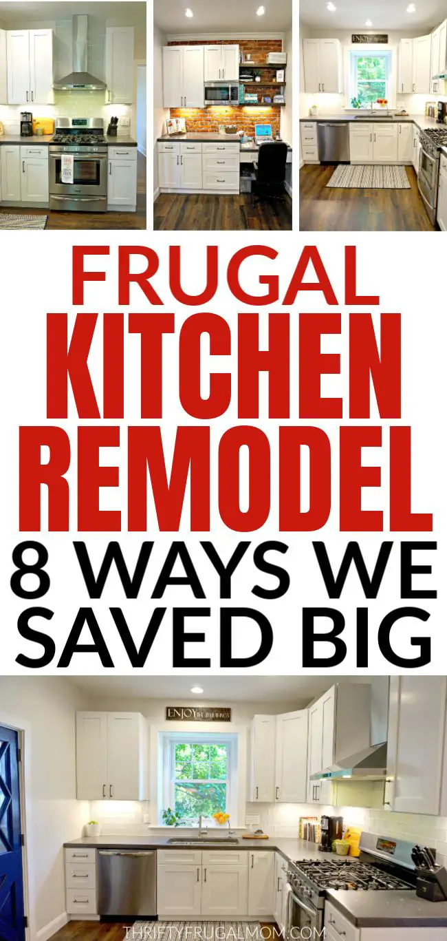 Frugal Kitchen Remodel: 8 Ways We Saved Big