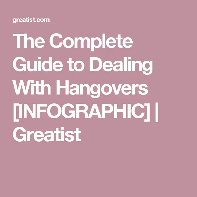 Get Hang-Over It: 11 Legit Ways to Stop a Hangover