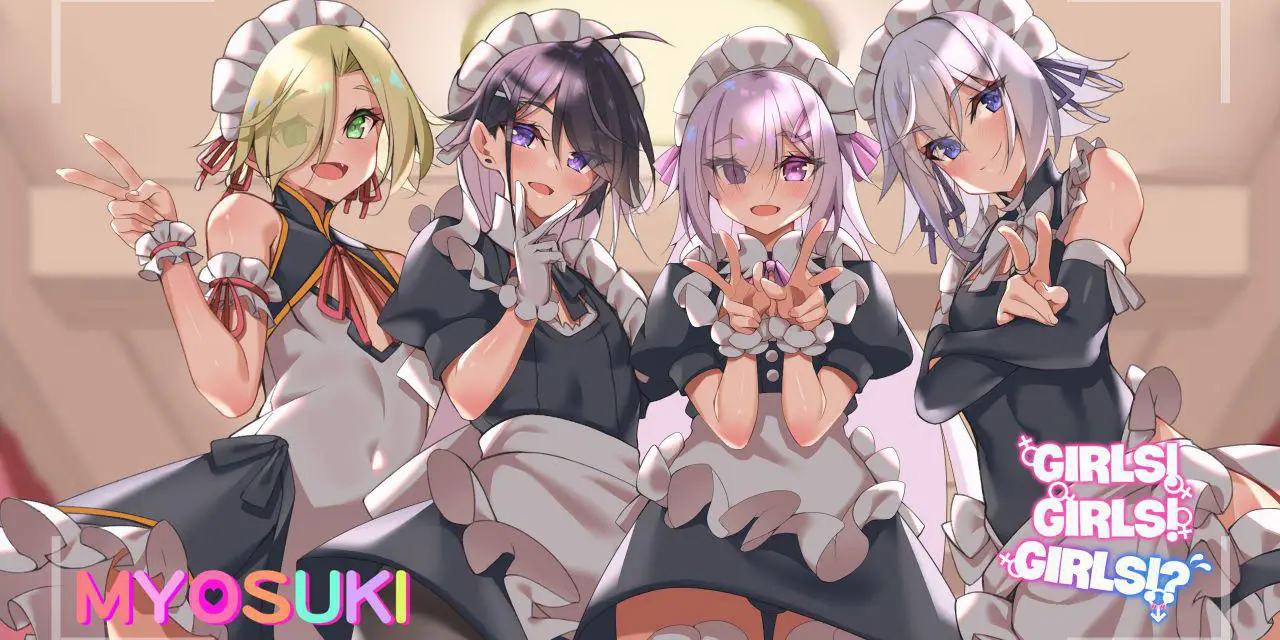 Girls! Girls! Girls!? from Myosuki –– Now Available! – MangaGamer Staff Blog