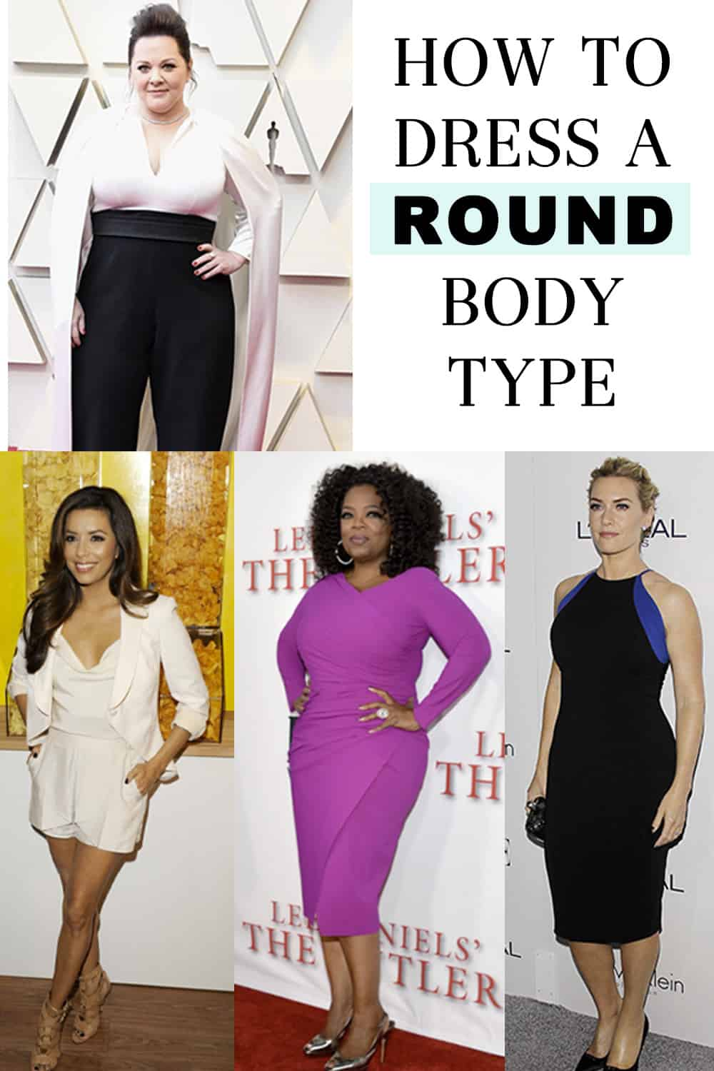How to Dress a Round Body Type