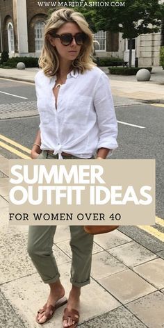 How to Style Chic Summer Outfits for Women over 40