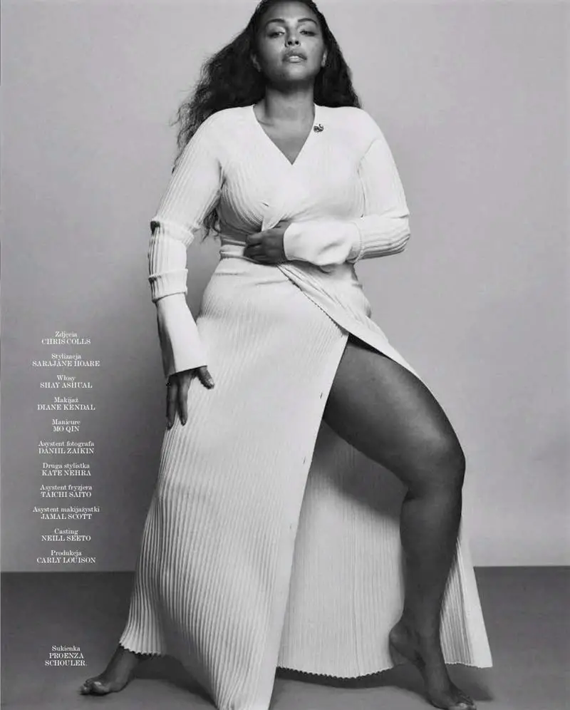 Paloma Elsesser in 'New Normal' Cover Story by Chris Colls for Vogue Poland