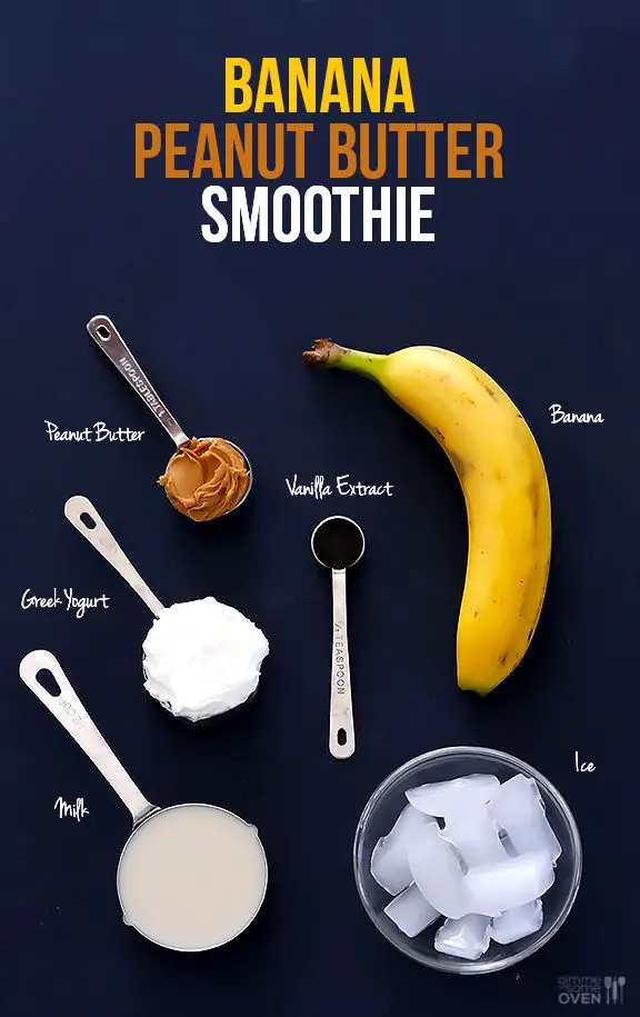 Peanut Butter Banana Smoothie | Gimme Some Oven