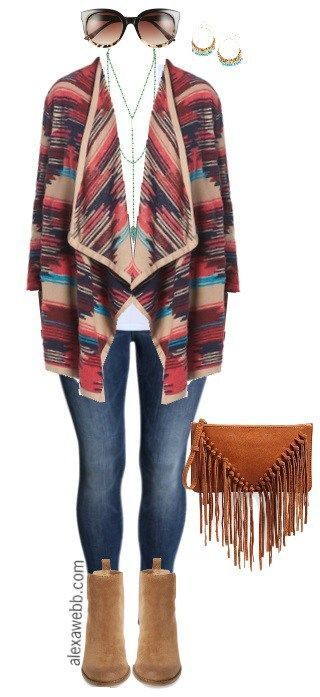 Plus Size Fall Cardigan Outfit