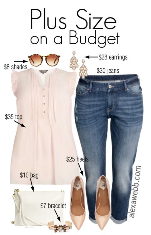 Plus Size on a Budget - Pastel Outfit