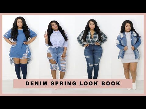 Plus size | Curvy Girl Denim Spring Lookbook FT. Fashion Nova | Edee Beau