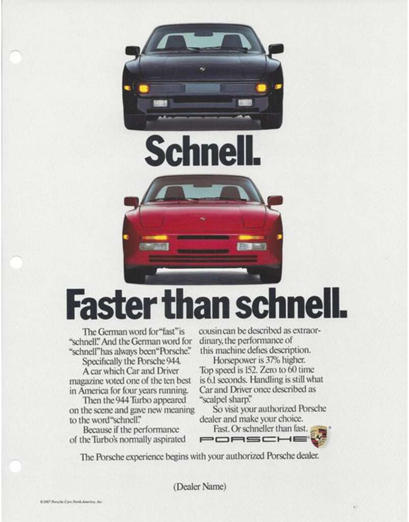 Porsche 944 - Facts & Technical Specifications - Elferspot Magazine