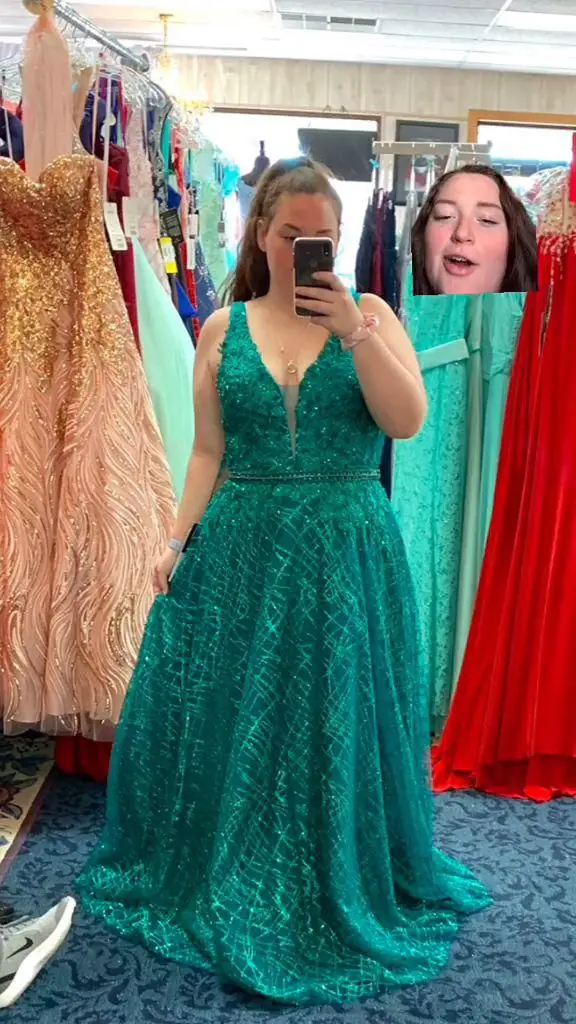 Prom dress idea for plus size girls