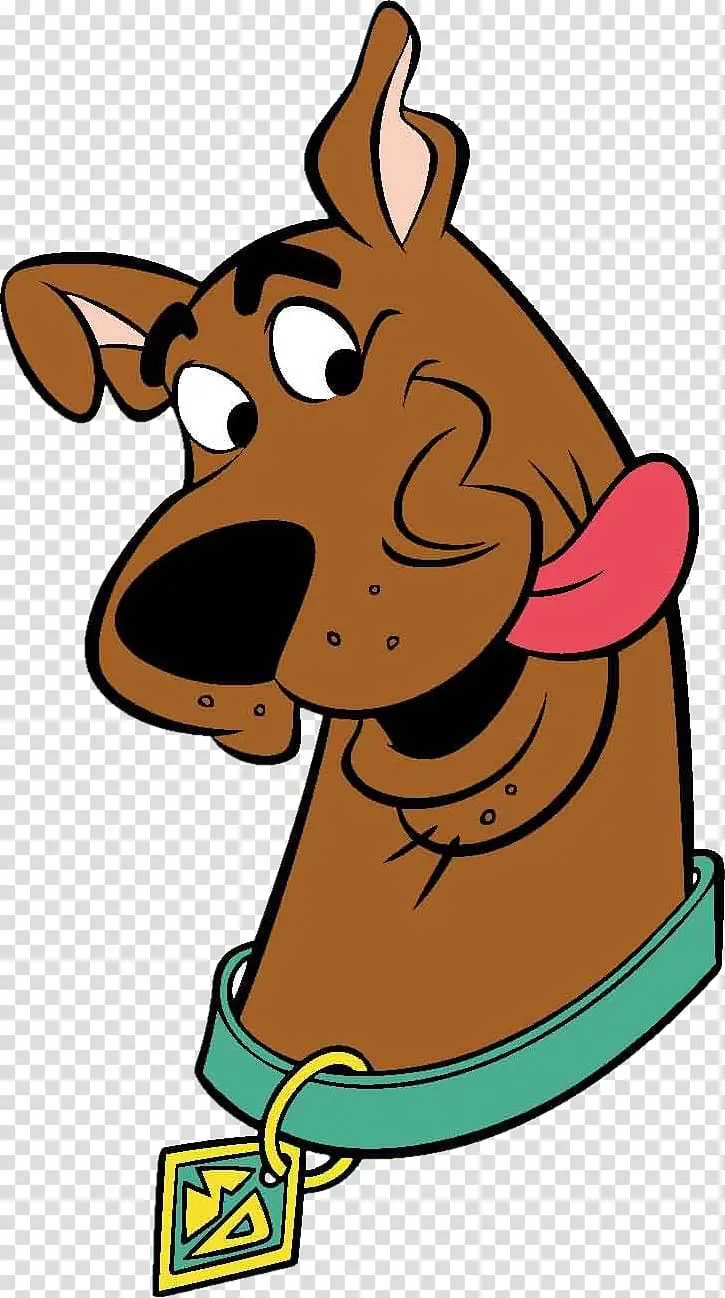 Scooby-Doo showing his tongue out, Scooby Doo Scooby-Doo Shaggy Rogers Fred Jones Daphne Blake, sterilizing cartoon characters transparent background PNG clipart