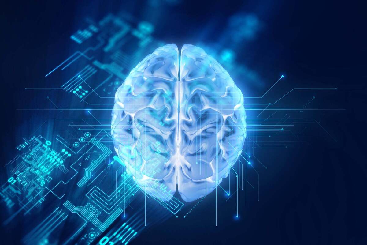 artificial intelligence ai brain digital