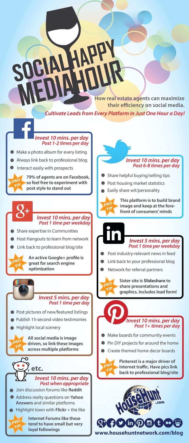 Social Media Happy Hour [Infographic] - LifeHack