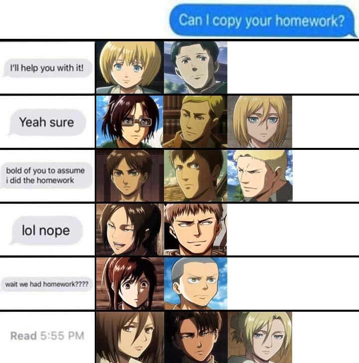 [Spoilerless] "Can I copy your homework?"