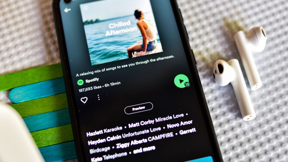Spotify play button for playlists