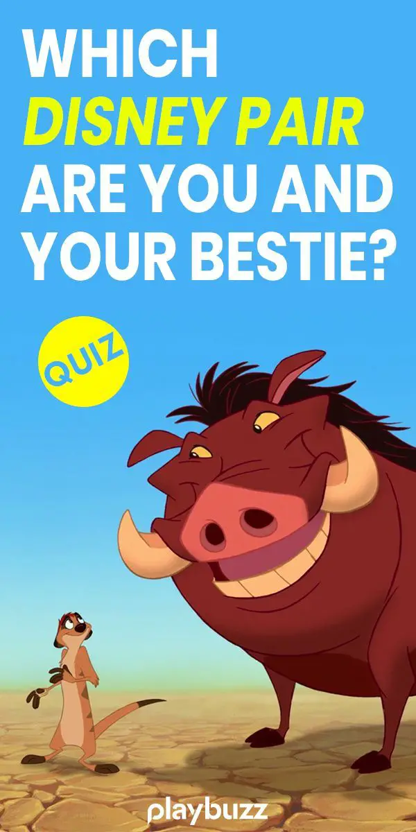 Test Yourself: Which Disney Pair Are You And Your BFF?