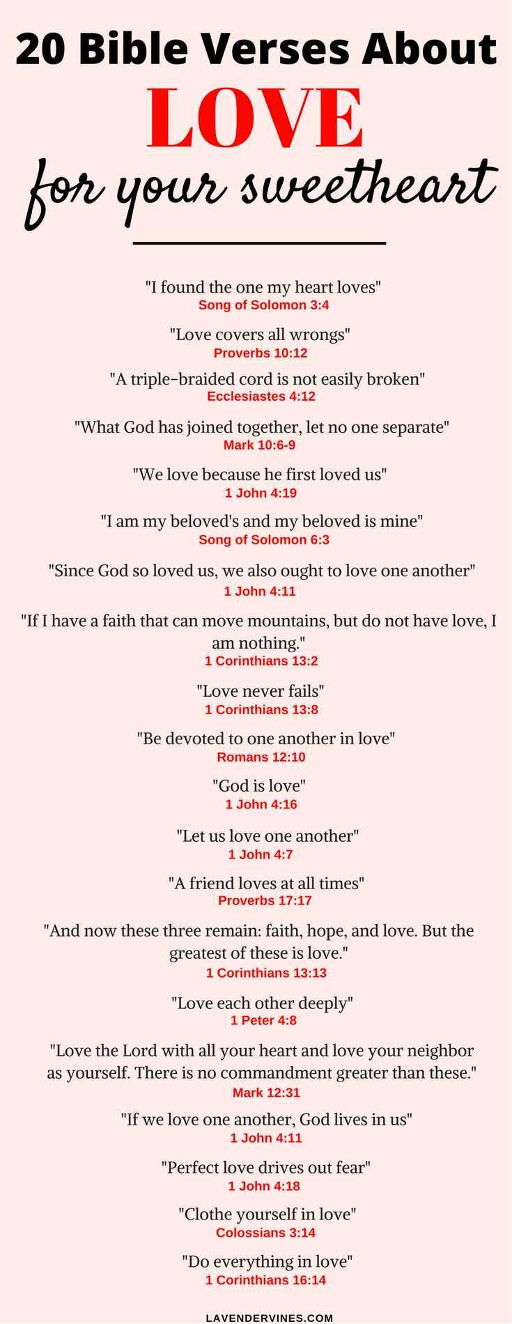 The 50 Best Bible Verses About Love