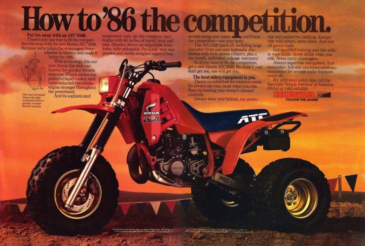 The Mighty Honda ATC 250R - The Fastest Three-Wheeled Death Machine In The West