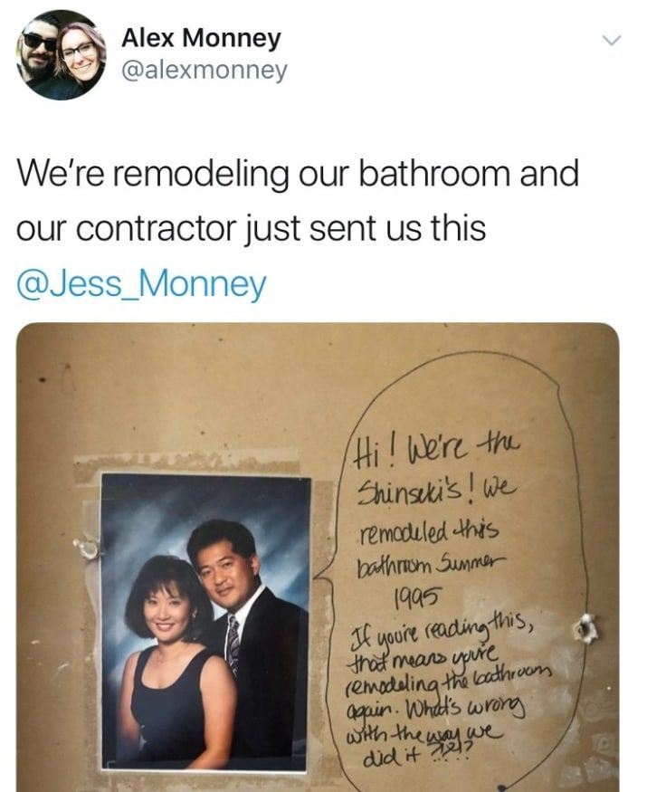This Couple Found A Hidden Note From Their Home's Previous Owners While Renovating And It's Too Good