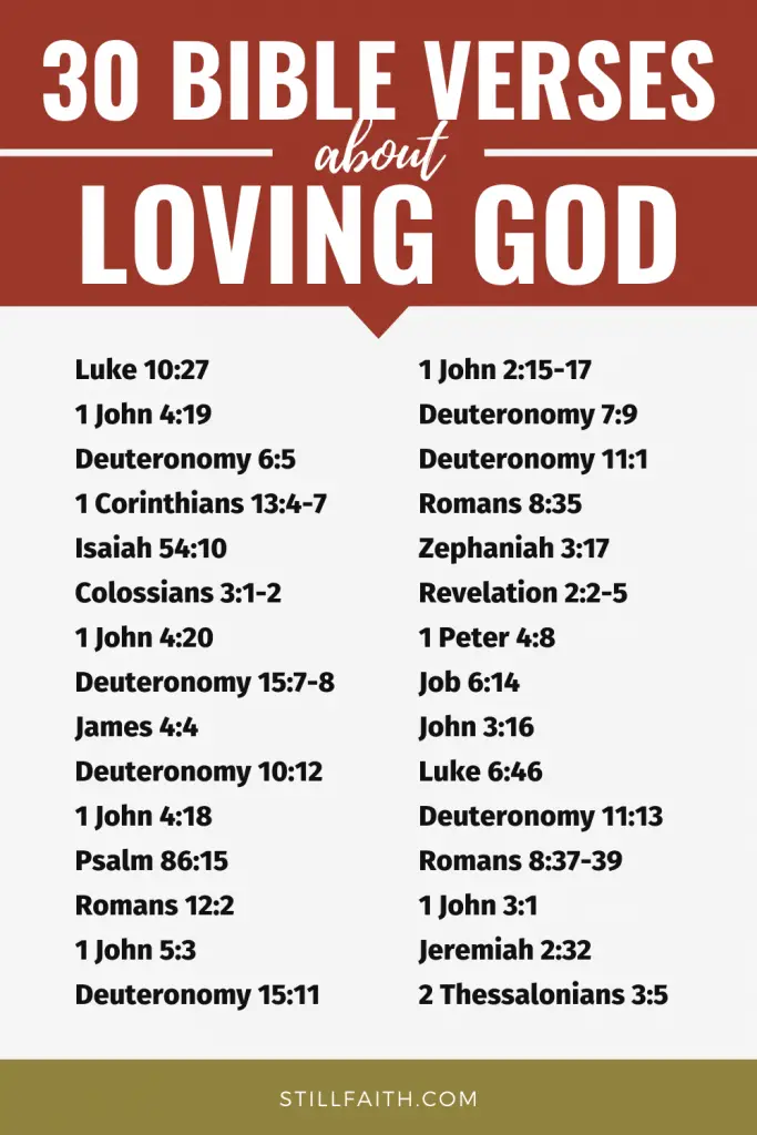 What Does the Bible Say about Loving God?