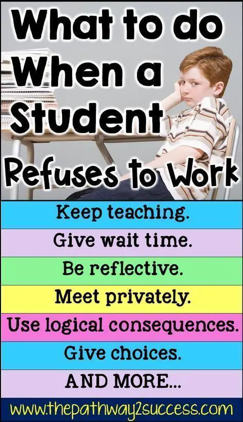 What To Do When a Student Refuses to Work