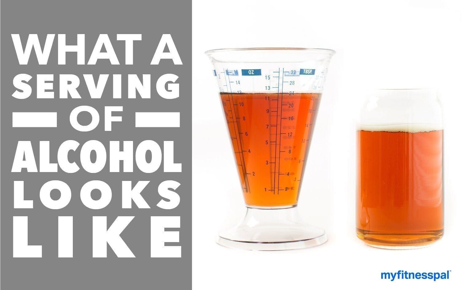 What a Serving of Alcohol Looks Like [Infographic] | Weight Loss | MyFitnessPal