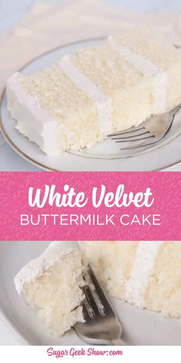 White velvet cake (recipe) + color variations | Sugar Geek Show