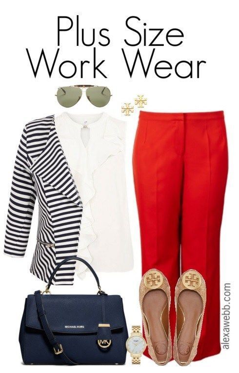 Workwear Inspiration - Plus Size Trousers