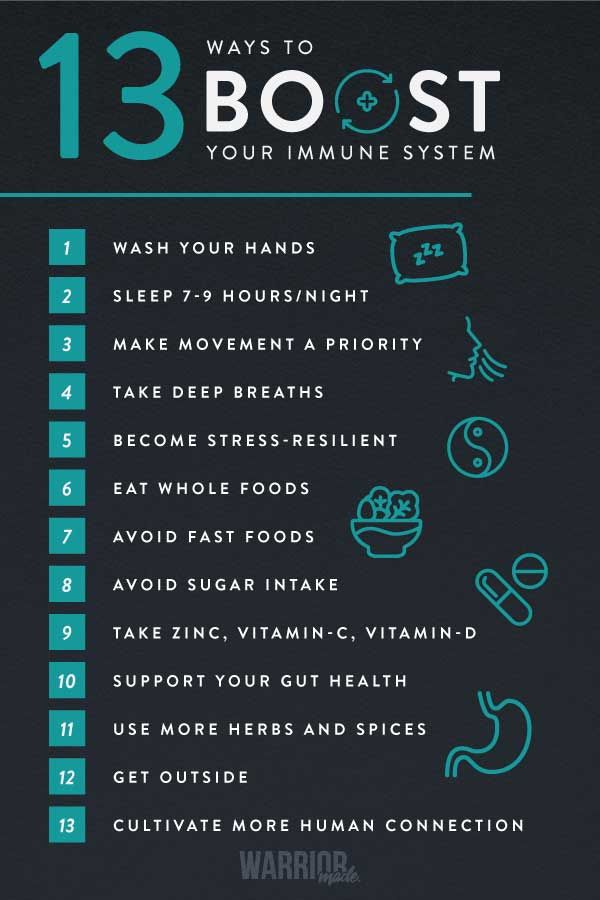 13 Tips to Boost Your Immune System
