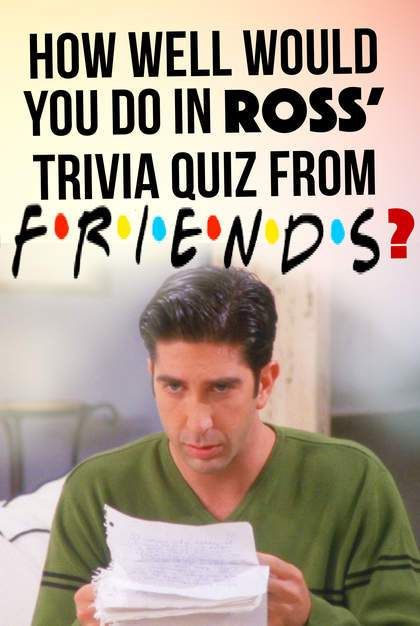 How Well Would You Do In Ross’ Trivia Quiz From Friends?