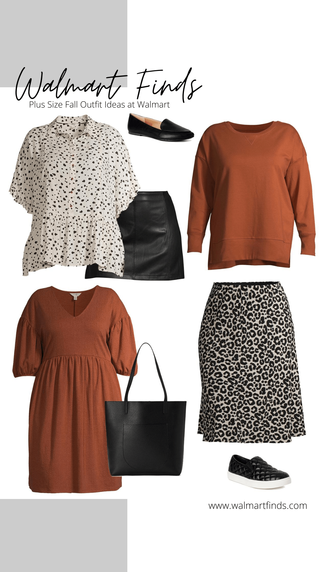 Plus Size Fall Outfit Ideas at Walmart