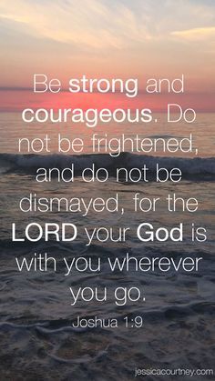 Prayables | be strong. be courageous.