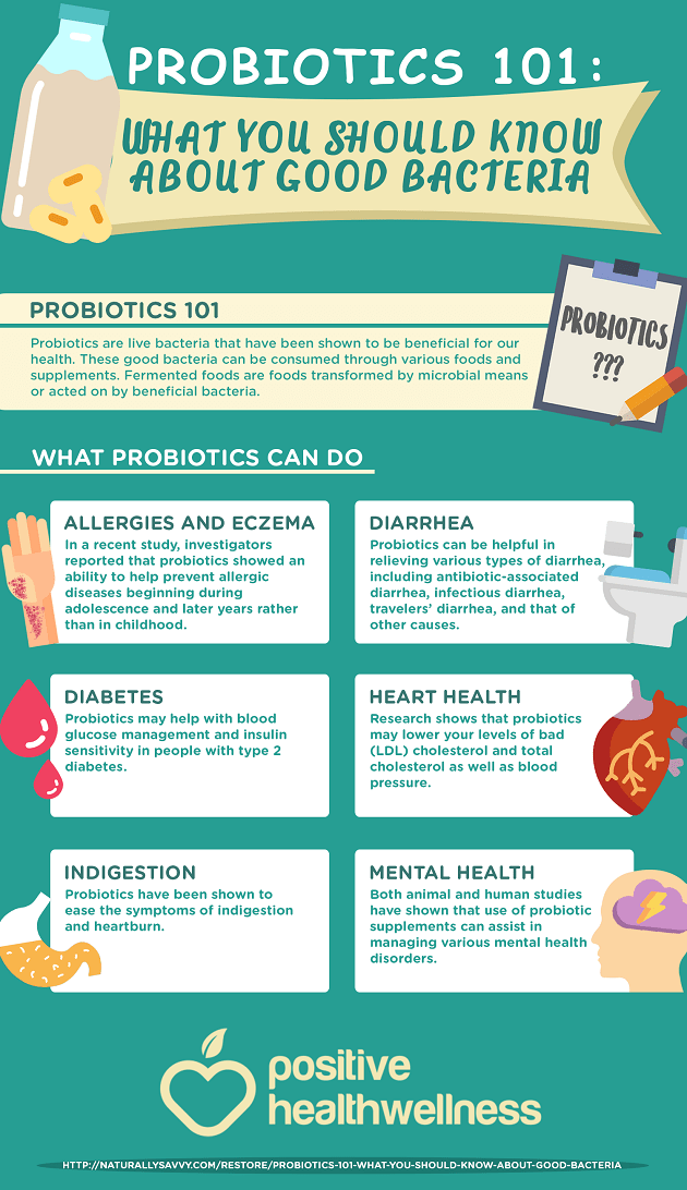 Probiotics 101: What You Should Know About Good Bacteria - Infographic