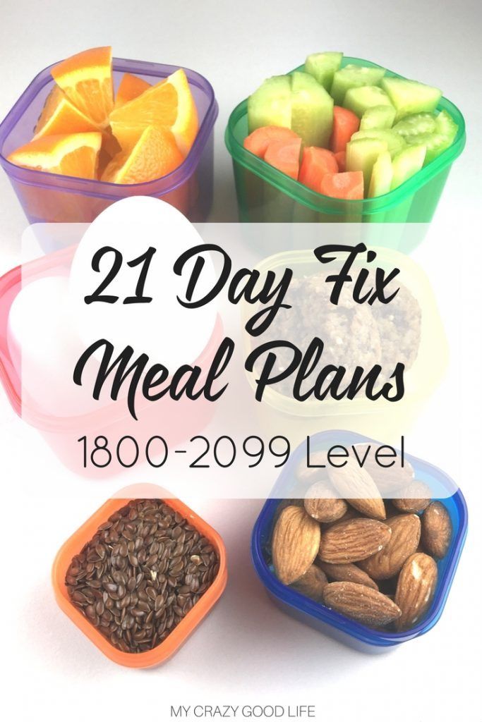 21 Day Fix Meal Plans