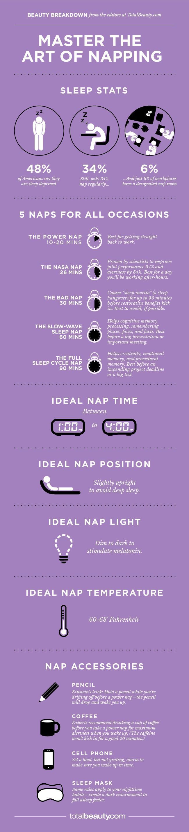 Useful Napping Tips That Most People Don't Know (Infographic)  - LifeHack
