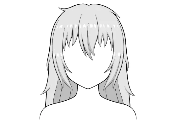 How to Draw Messy Anime Hair