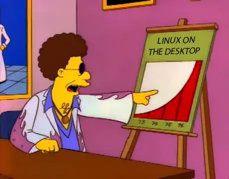 Linux on the desktop, only going up