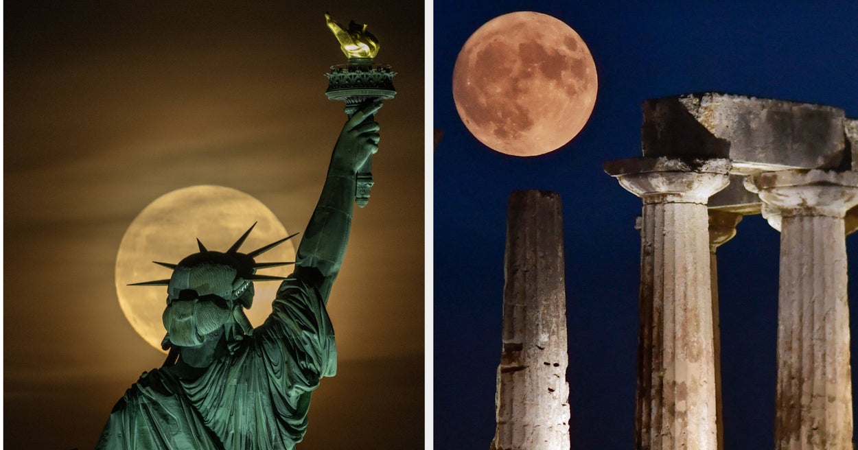 16 Photos Of The Blue Supermoon From Around The World