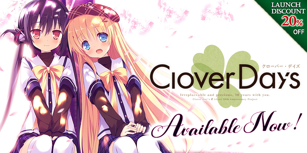 Clover Day’s Plus Now Available on MangaGamer! – MangaGamer Staff Blog