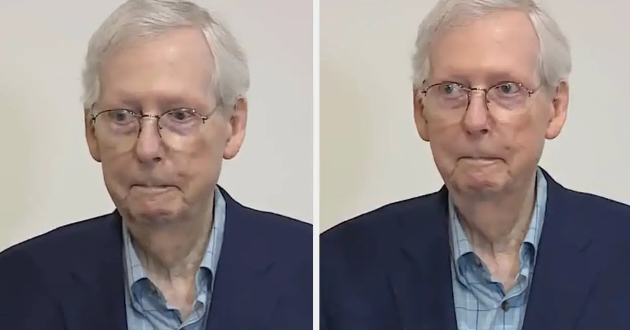 Mitch McConnell Froze Again, And The Question Is Kind Of Telling