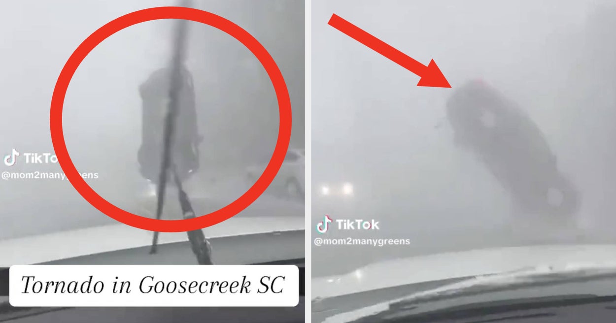 This Terrifying Video Of A Car Flying Is Going Viral