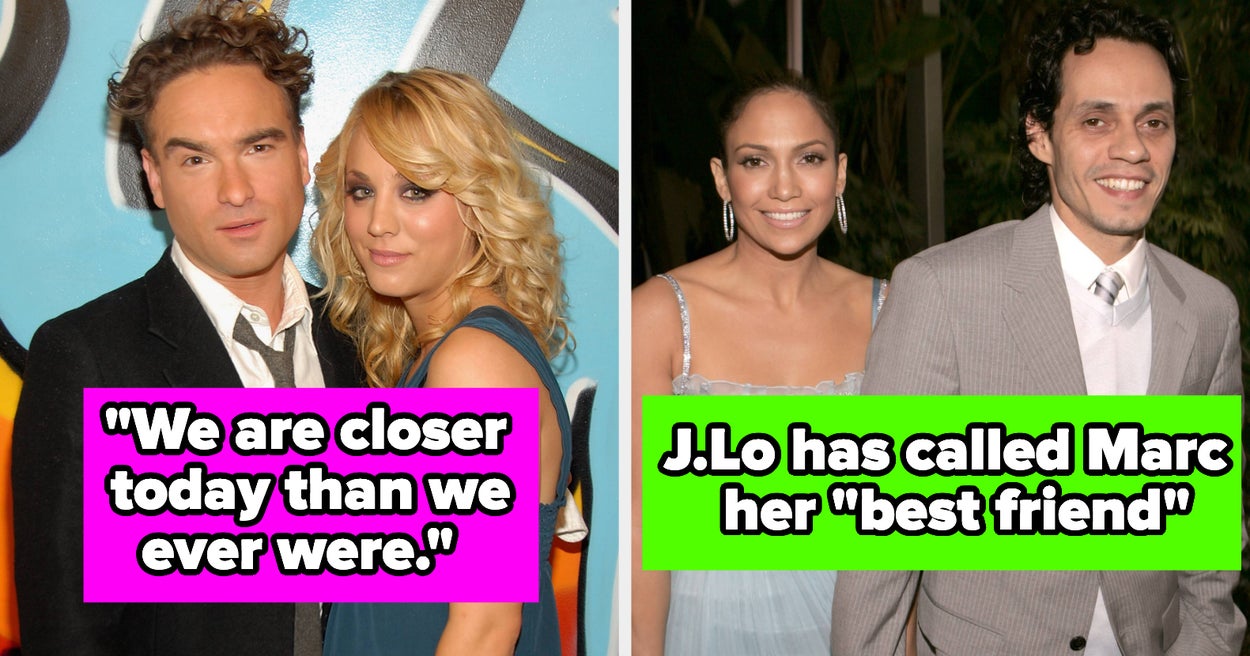 13 Celeb Exes Who Are On Really Good Terms