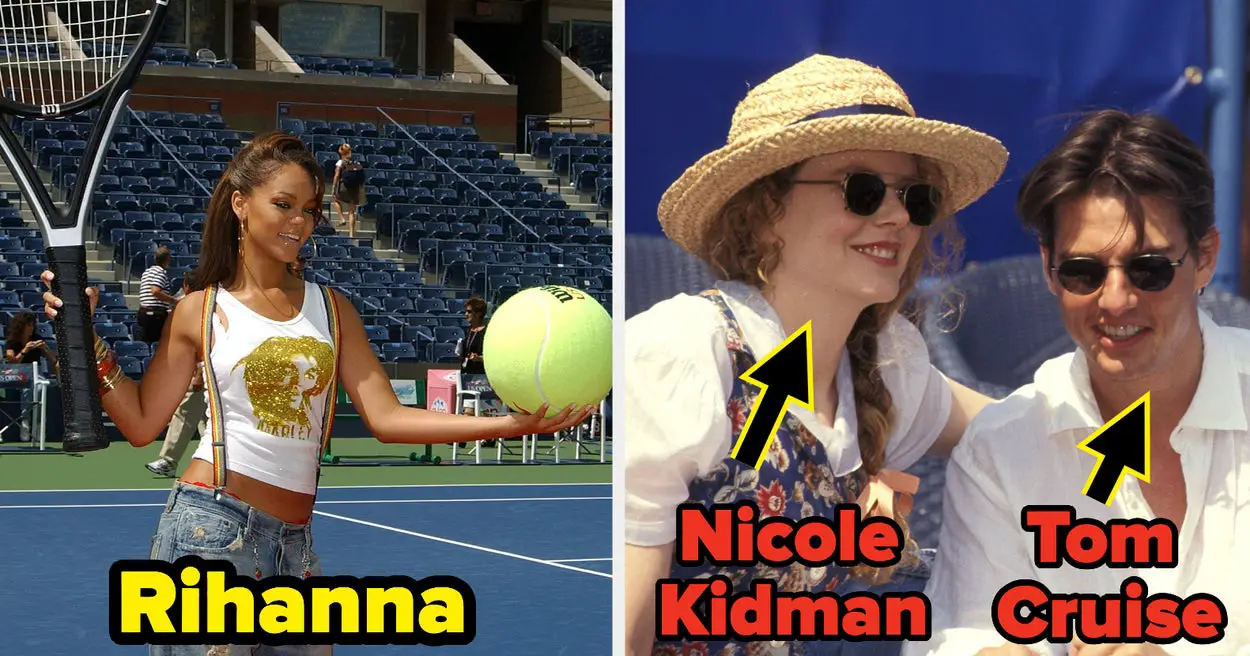 Celebrities At The US Open Over The Years