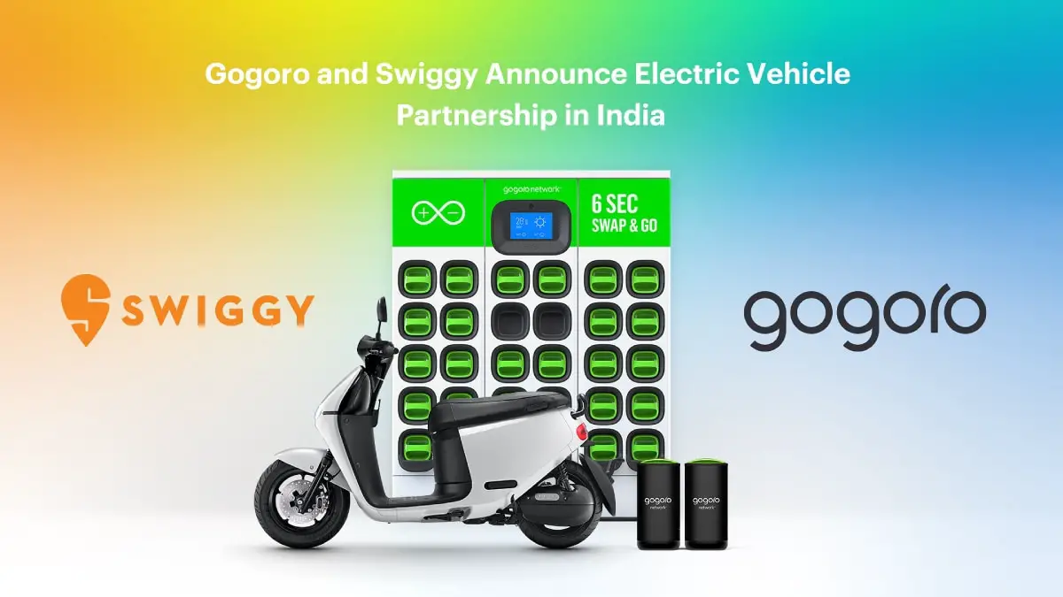 EV Battery Swapping Firm Gogoro Announces Electric Scooter Partnership With Swiggy for Last-Mile Delivery