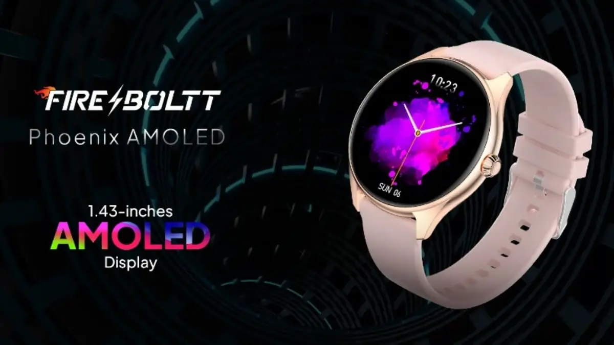 Fire-Boltt Phoenix AMOLED Smartwatch With 1.43-Inch AMOLED Display, Inbuilt Games Launched in India